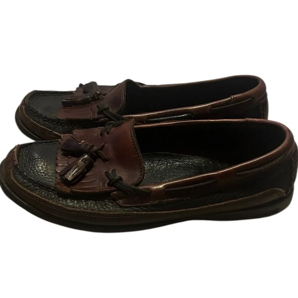 Sperry Men’s Top-Sider Leather Tremont Kiltie Tassel Loafers Shoes Size  8.5